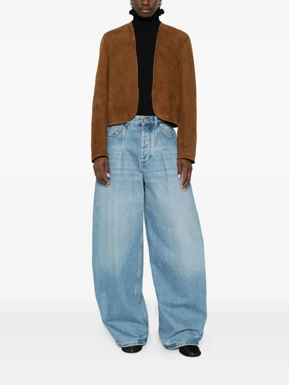 Alaïa open-front leather jacket | Leather Jackets | Image 2