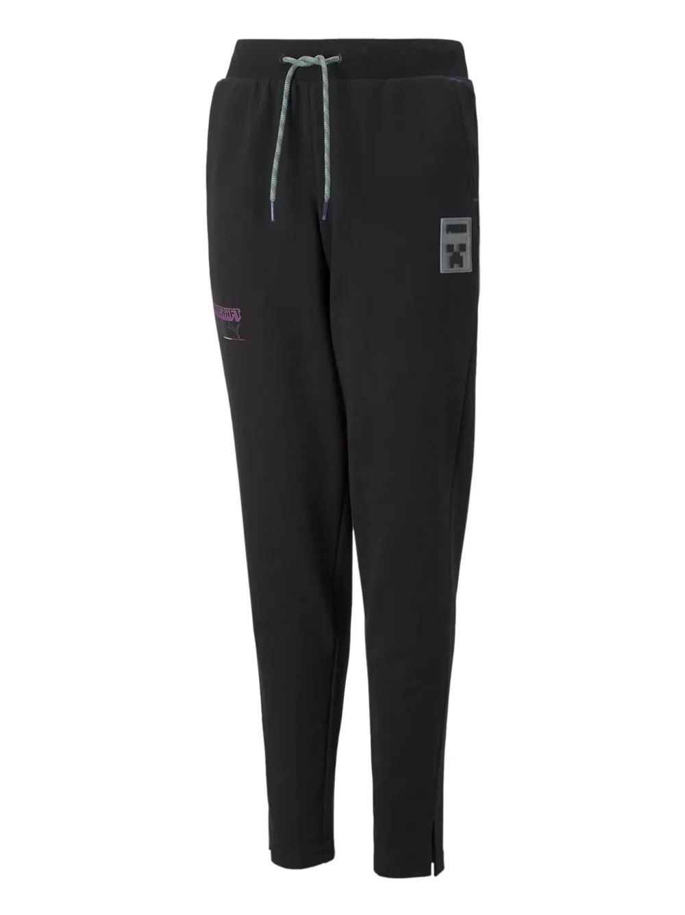 Puma Kids ロゴプレート トラックパンツ - ブラック