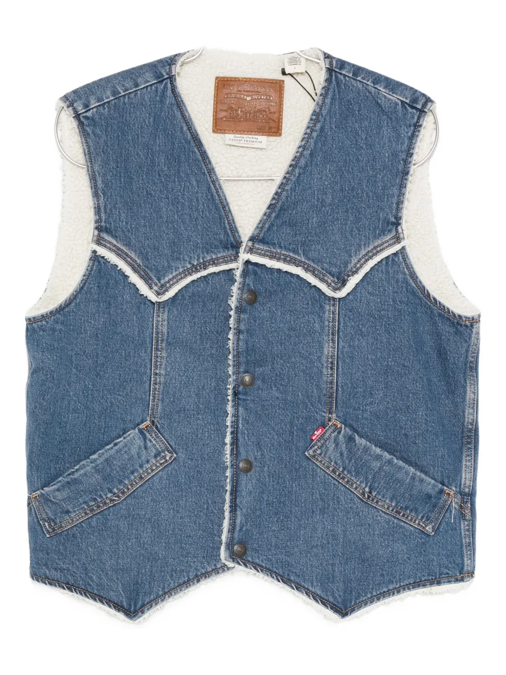 Levi's Western denim waistcoat | Blue | Image 1