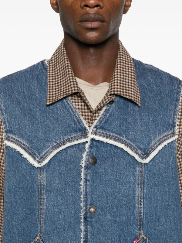 Levi's ウエスタン デニムベスト | ブルー | FARFETCH JP