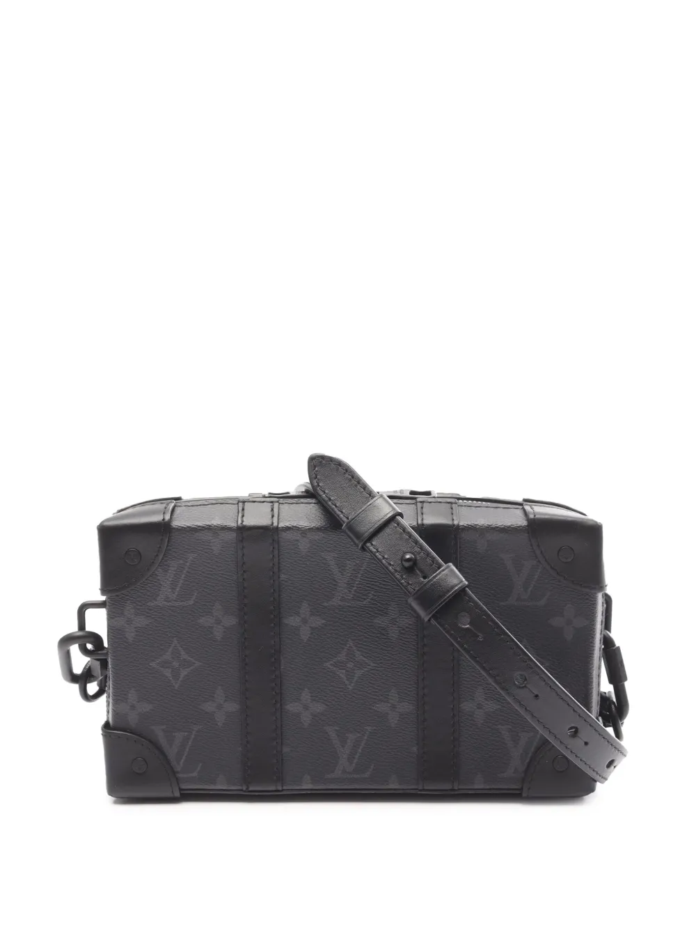 Louis Vuitton Pre-Owned 2021-2025 Monogram Eclipse Soft Trunk Wallet crossbody bag | Black | Image 1