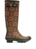 Barbour pineapple print rain boots - Green