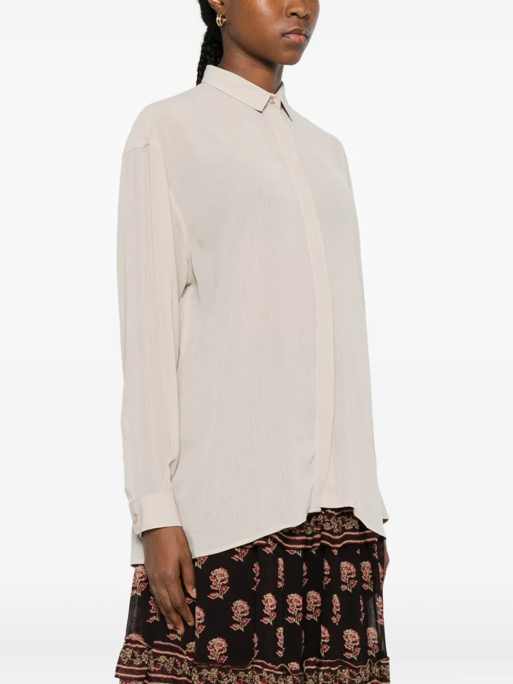 Marsēm Long Sleeve Shirt In Neutral