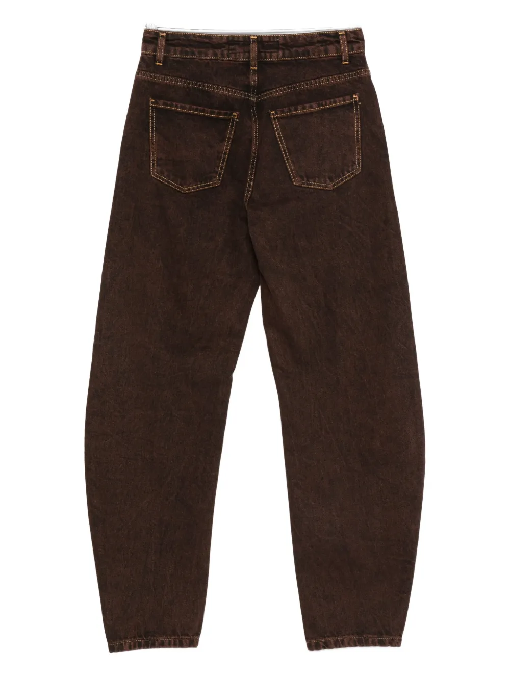 Federica Tosi Jeans met vijf zakken - Bruin
