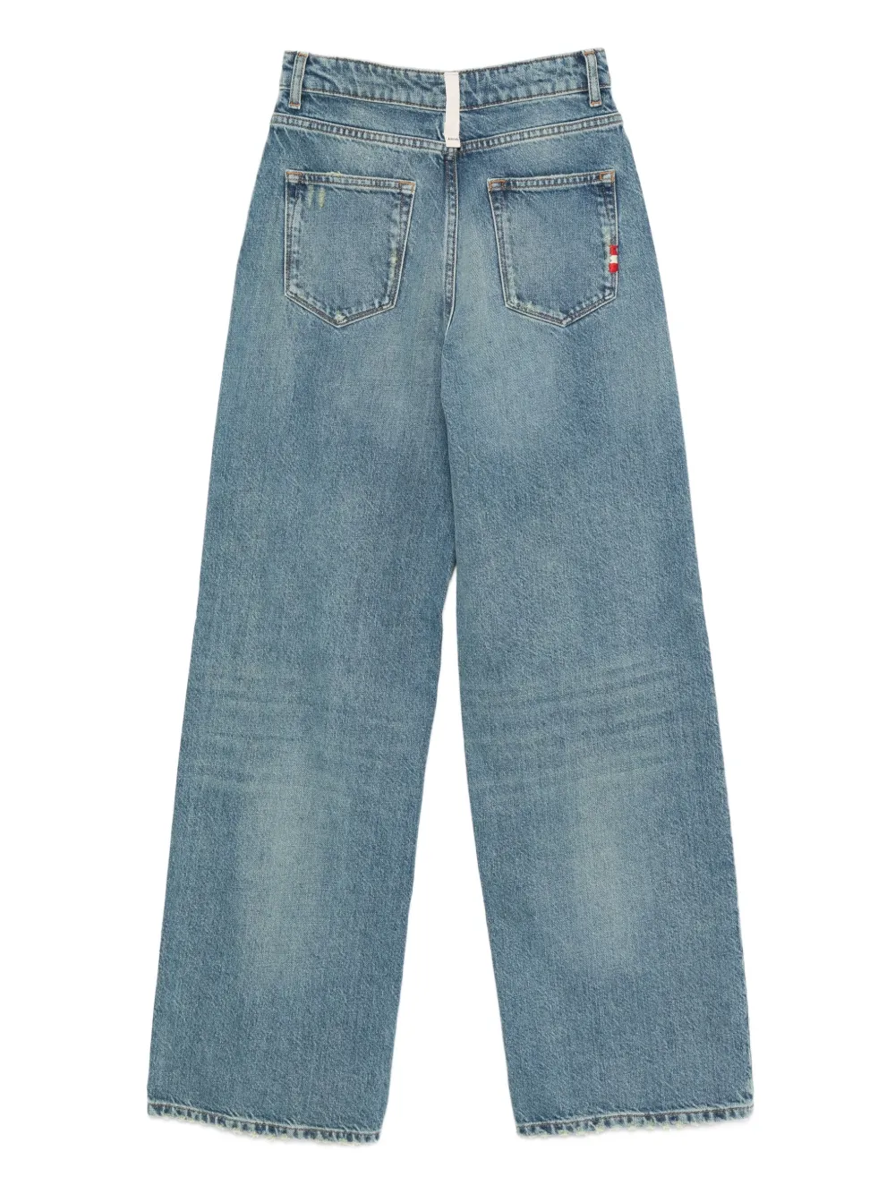 AMISH Gerafelde jeans - Blauw