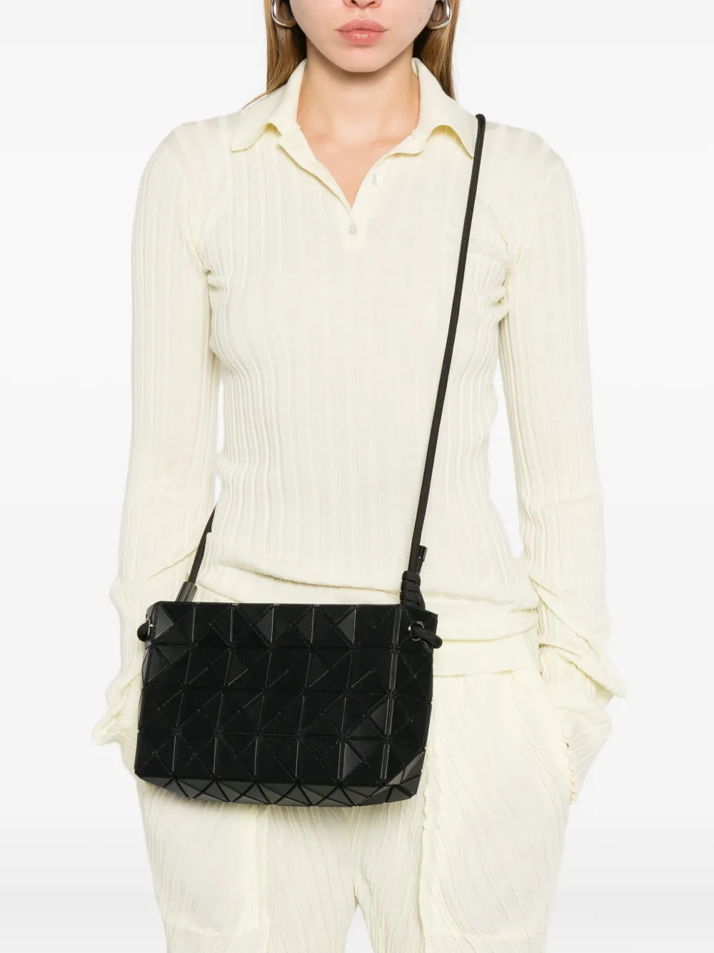 Bao Bao Issey Miyake Loop Shoulder Bag In Black