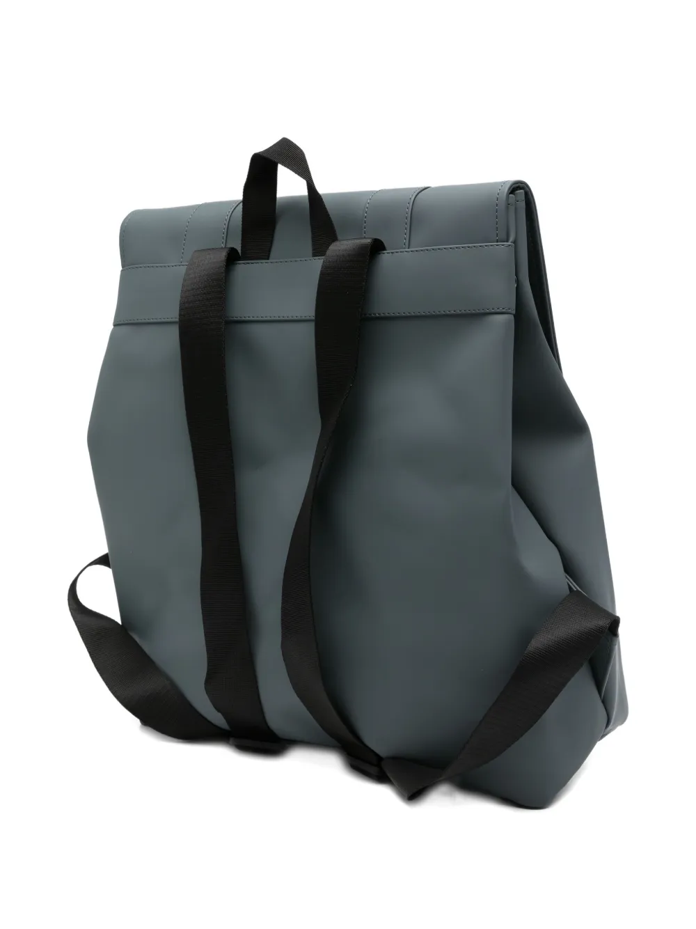 Rains Logo Embossed Backpack In Gray