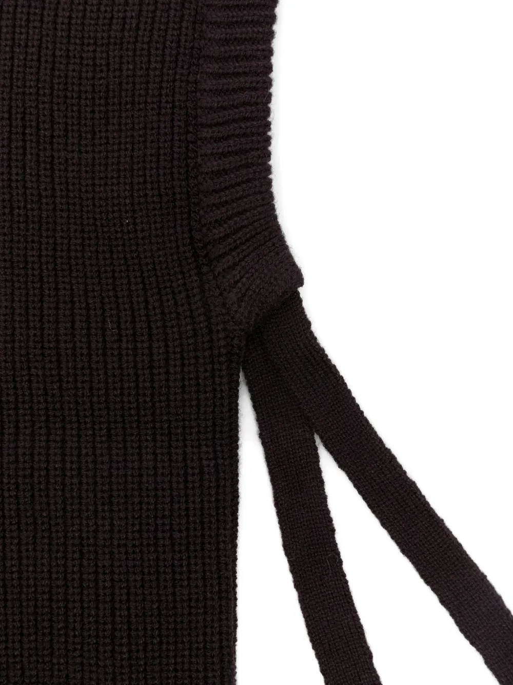 Marsēm Ribbed Balaclava In Burgundy