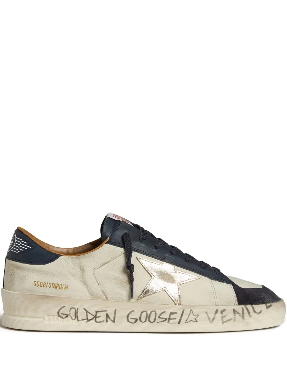 Golden Goose STARDAN leren sneakers Beige