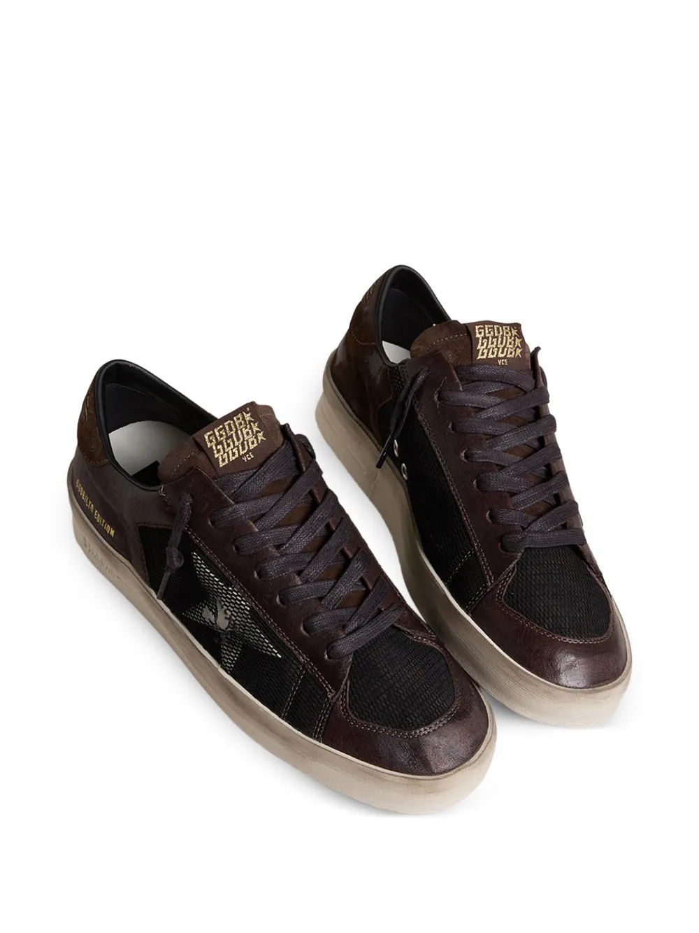 Golden Goose Stardan suède sneakers Bruin