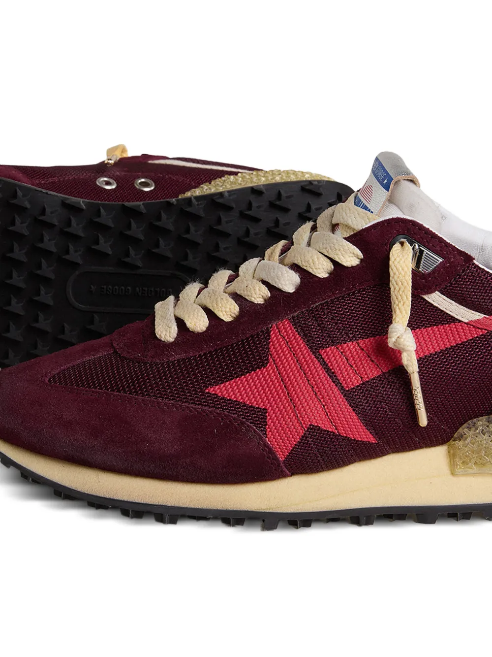 Golden Goose Sneakers met sterrenpatroon Rood