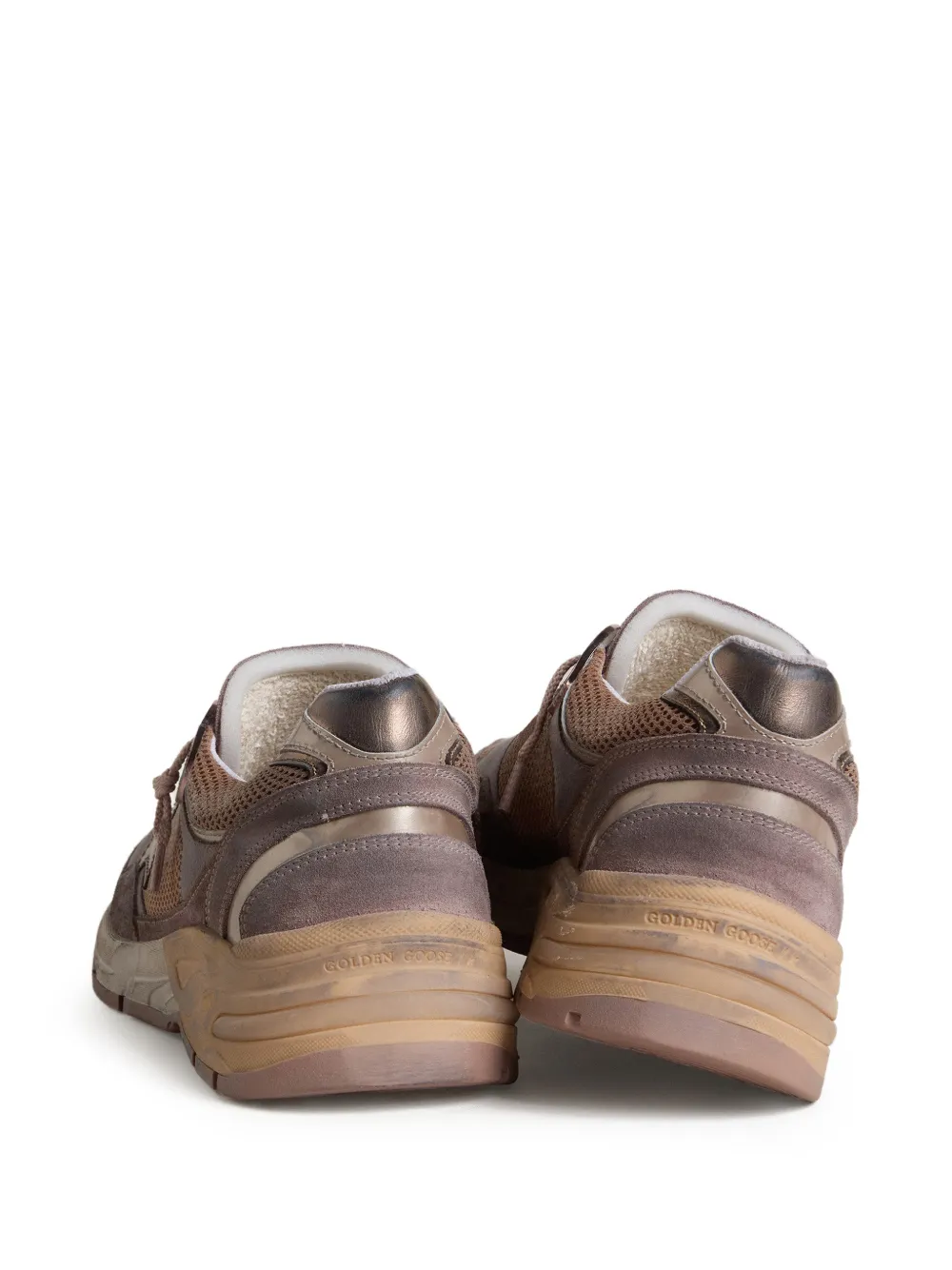 Golden Goose Dad-Star suède mesh sneakers Paars