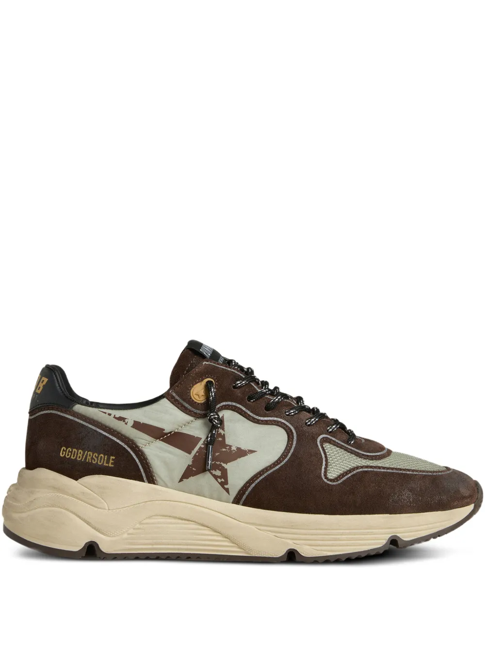 Golden Goose Running Sole suede sneakers - Marrone