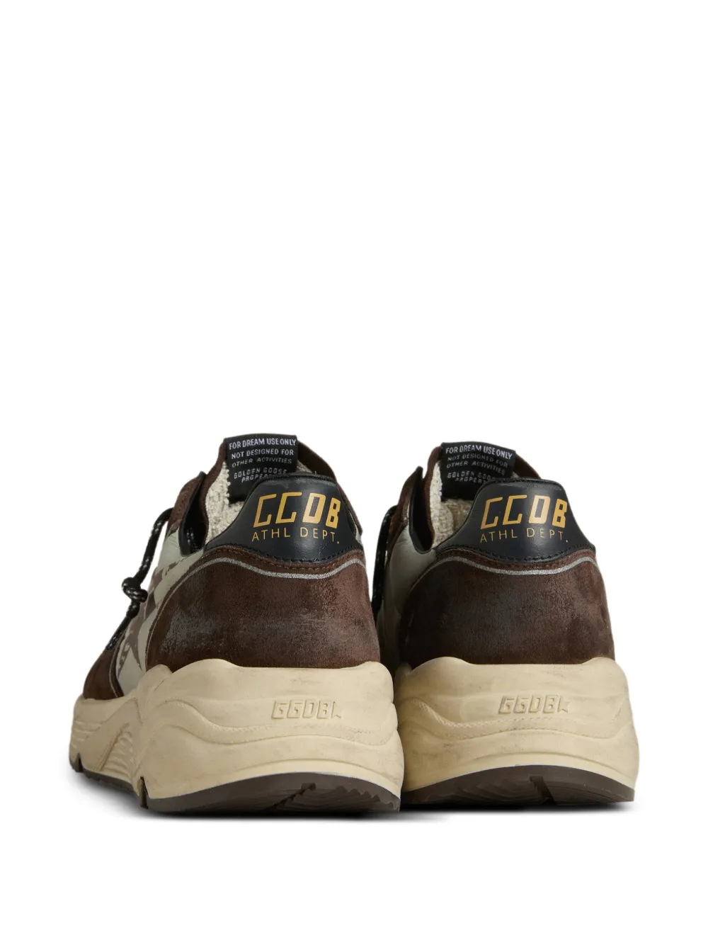 Golden Goose Running Sole suède sneakers Bruin