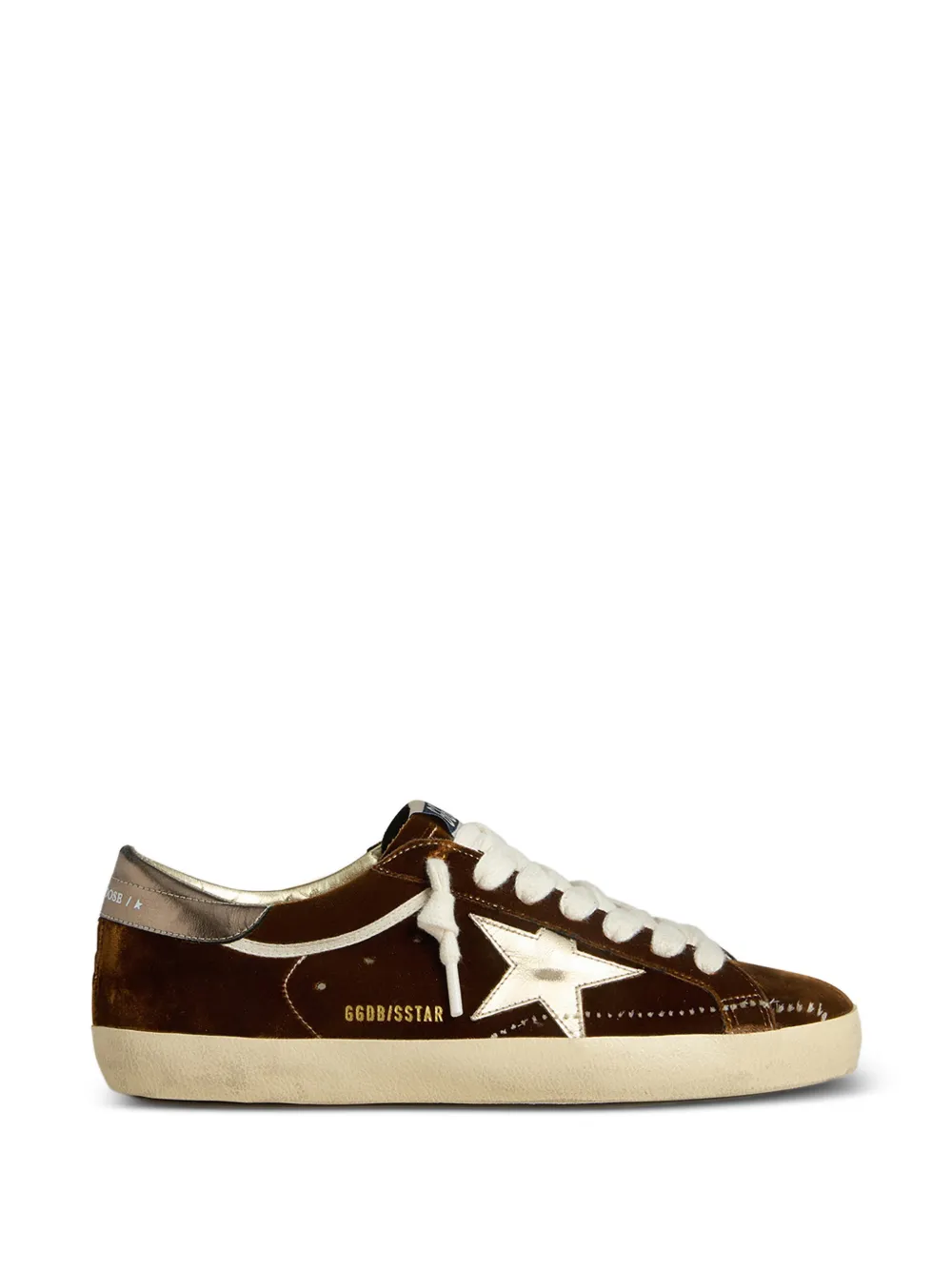 Golden Goose Fluwelen sneakers Bruin