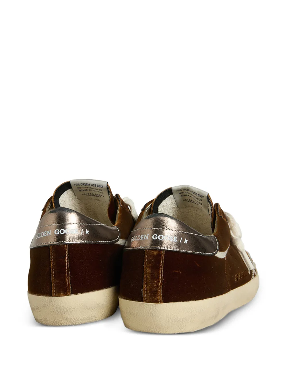 Golden Goose Fluwelen sneakers Bruin