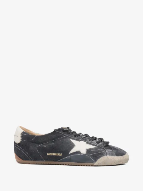 Golden Goose True-Star trainers in dark blue suede with white nappa leather star and heels tab