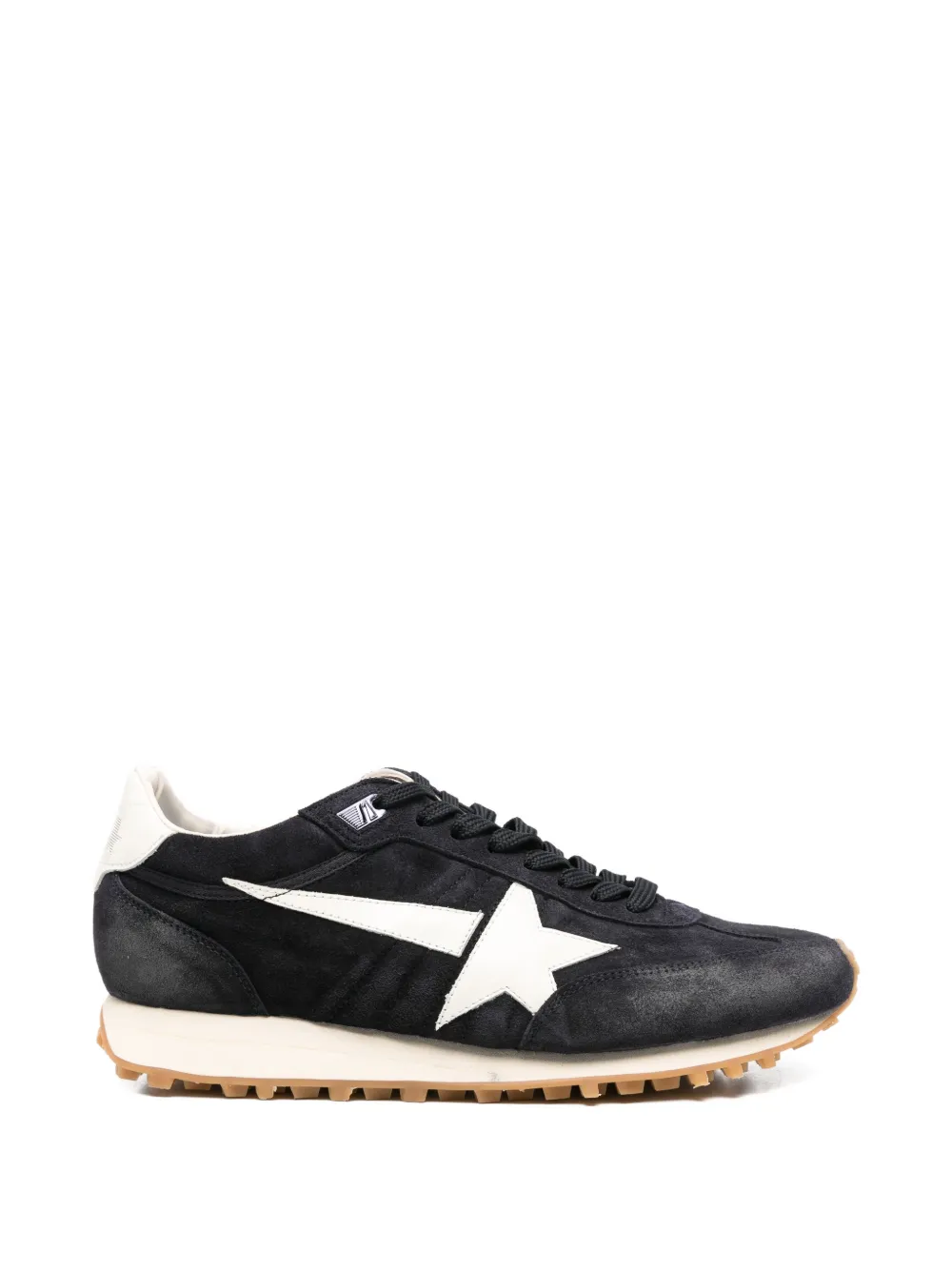 Golden Goose suede star leather sneakers - Schwarz