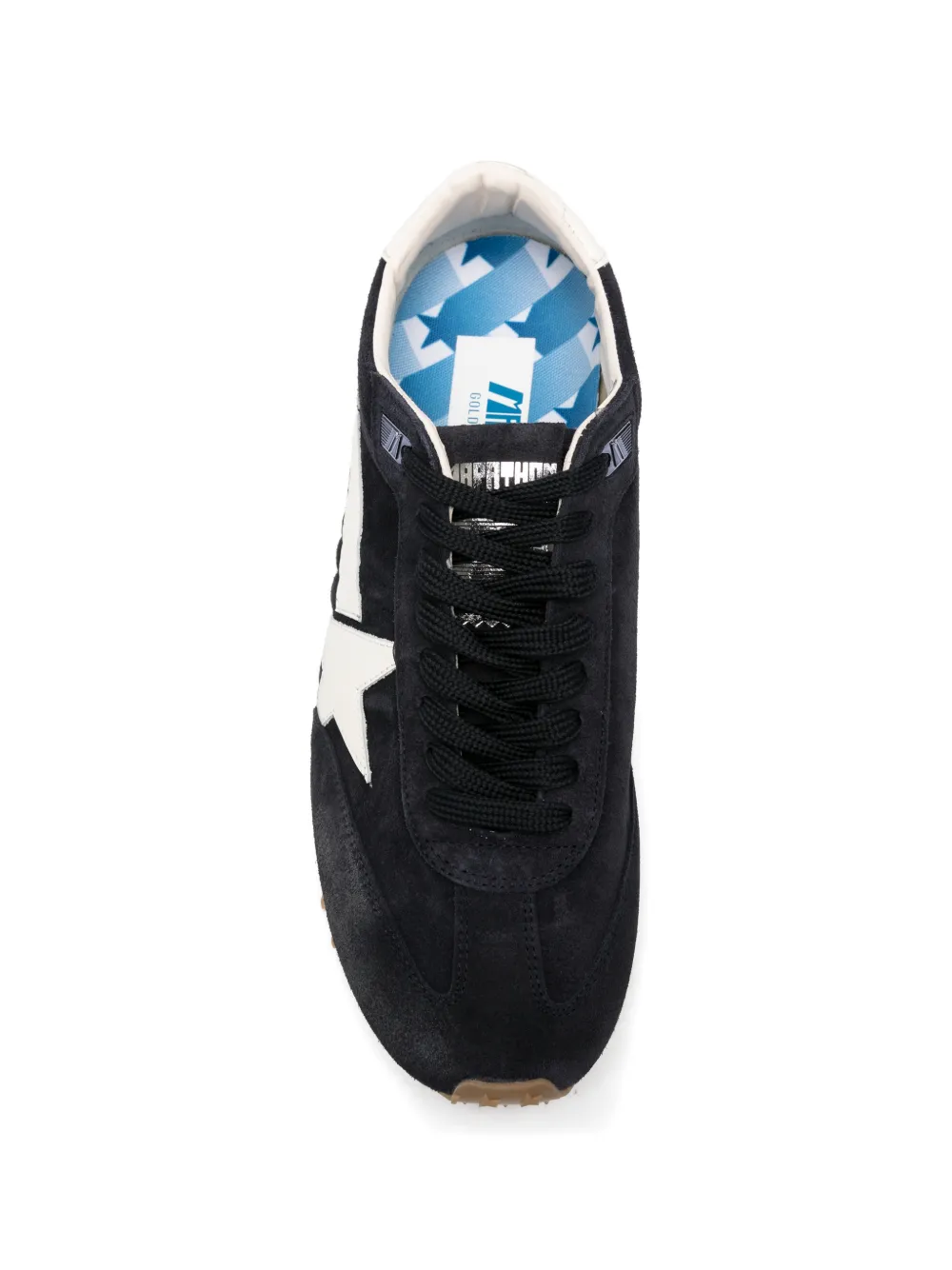 Golden Goose Star suède leren sneakers Zwart