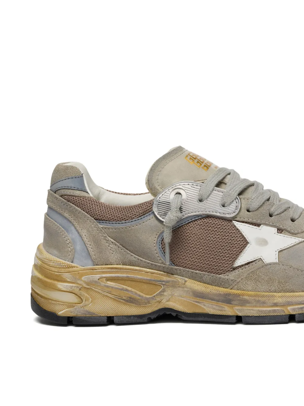 Golden Goose Sneakers met veters sterdetail Grijs