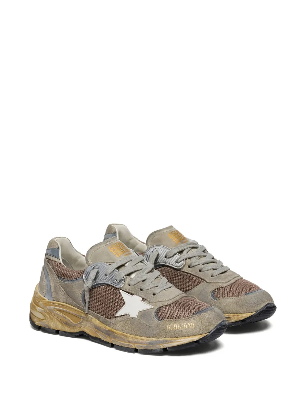 Golden Goose Sneakers met veters sterdetail Grijs