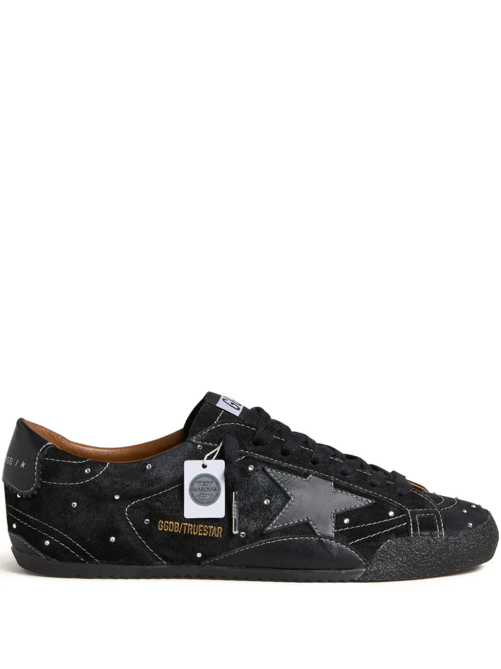 Golden Goose True-Star crystal sneakers | Black | Image 1