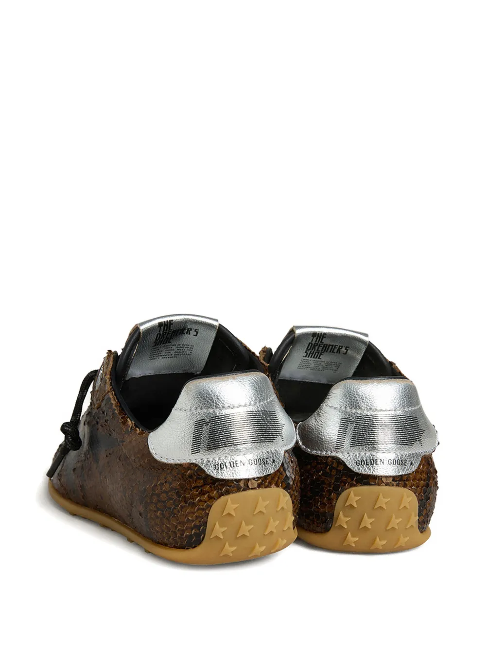 Golden Goose Marathon Speed leren sneakers met reliëf Bruin