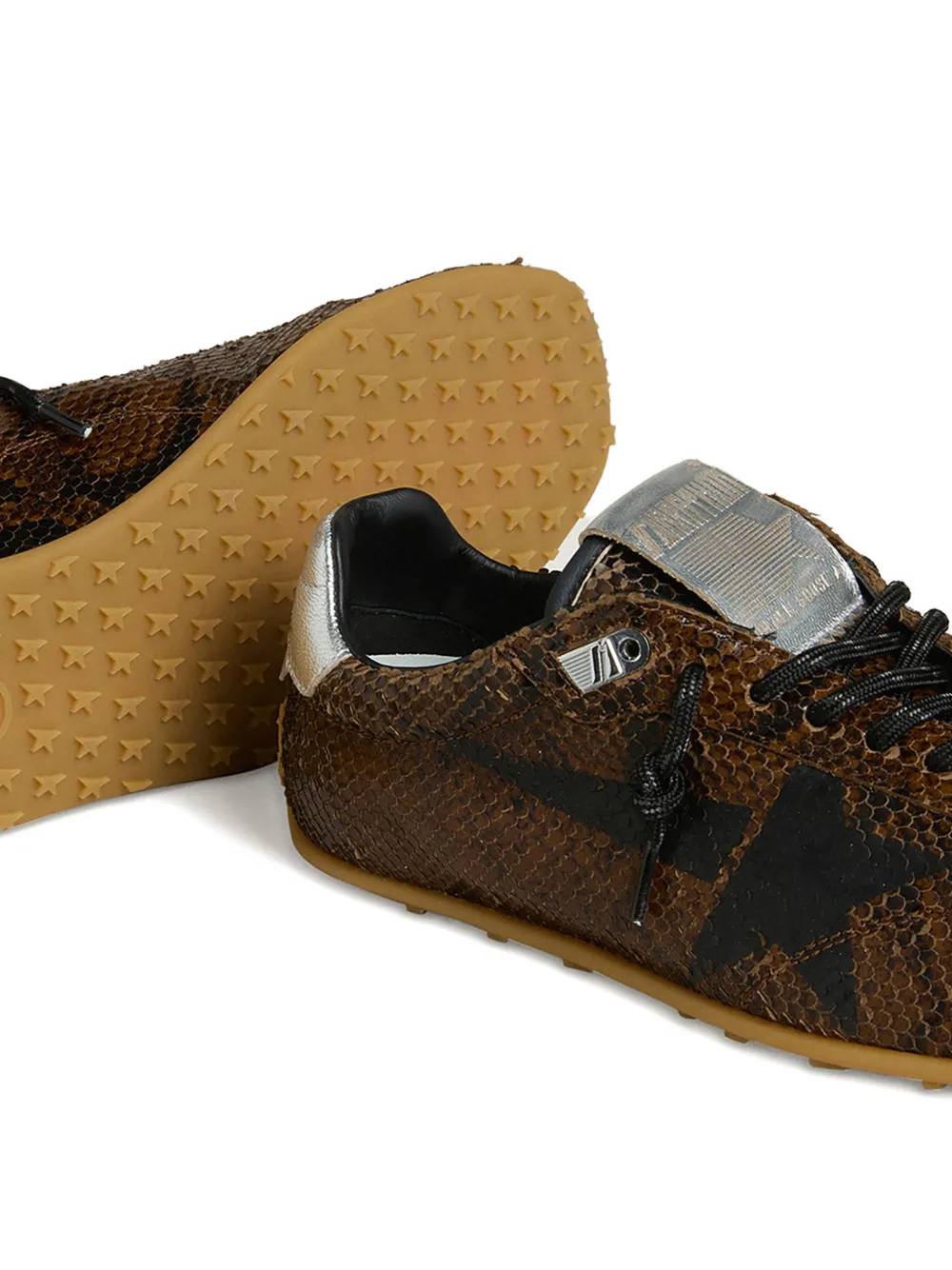 Golden Goose Marathon Speed leren sneakers met reliëf Bruin