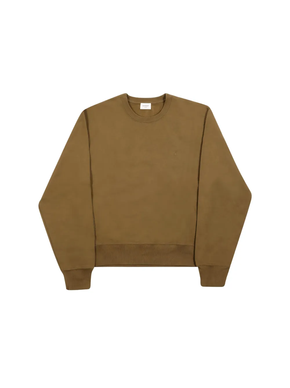 YSL long-sleeve crew-neck T-shirt - Bruin