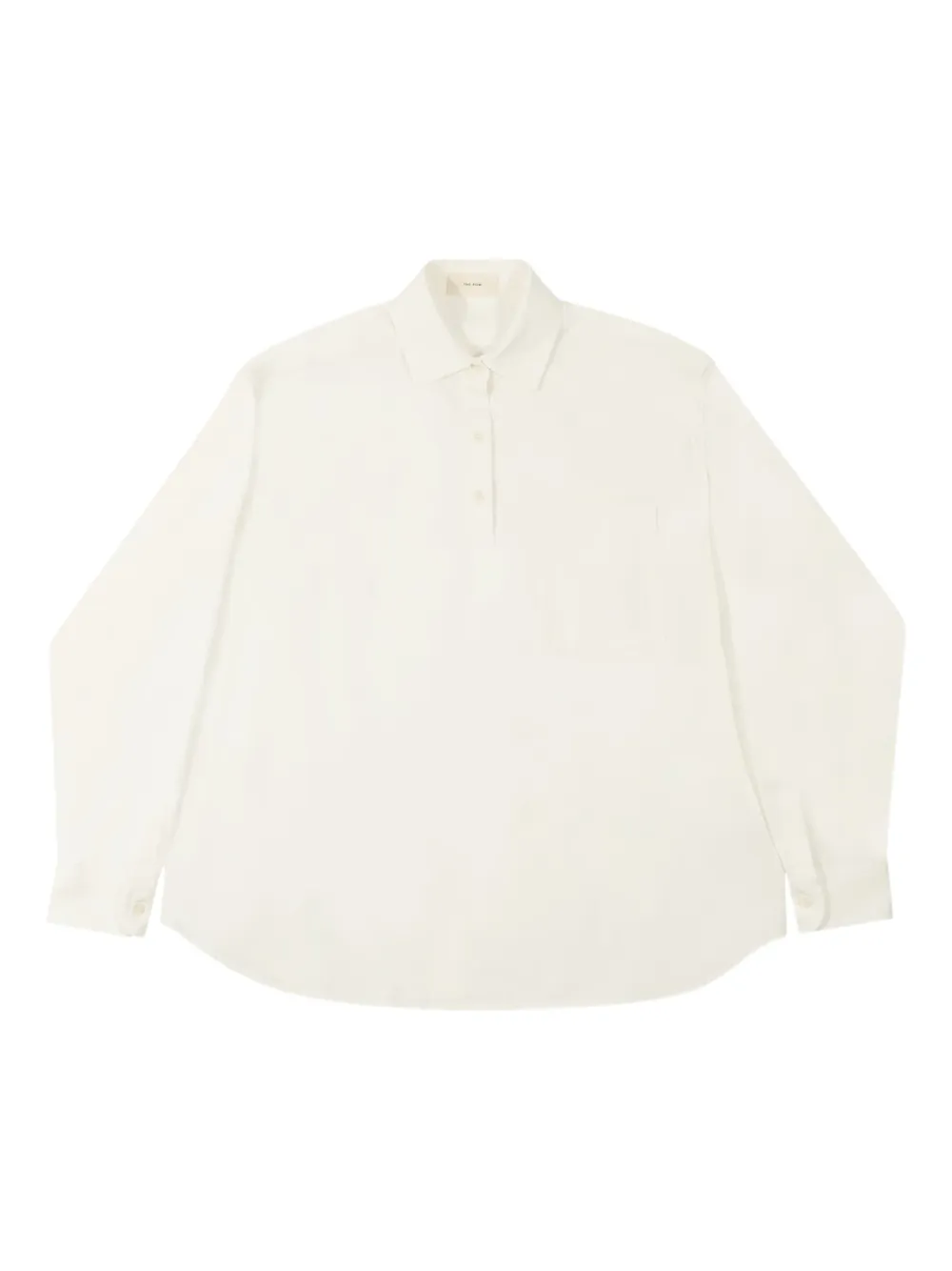 The Row Cotton Polo Shirt In White