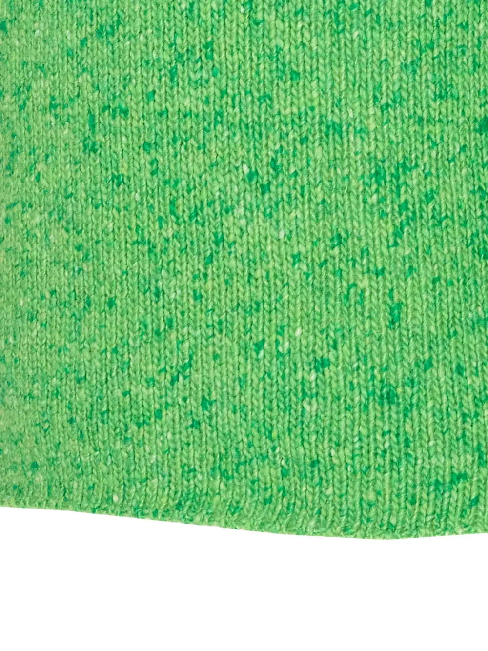 Auralee Crew-neck Long-sleeved Sweater In Green