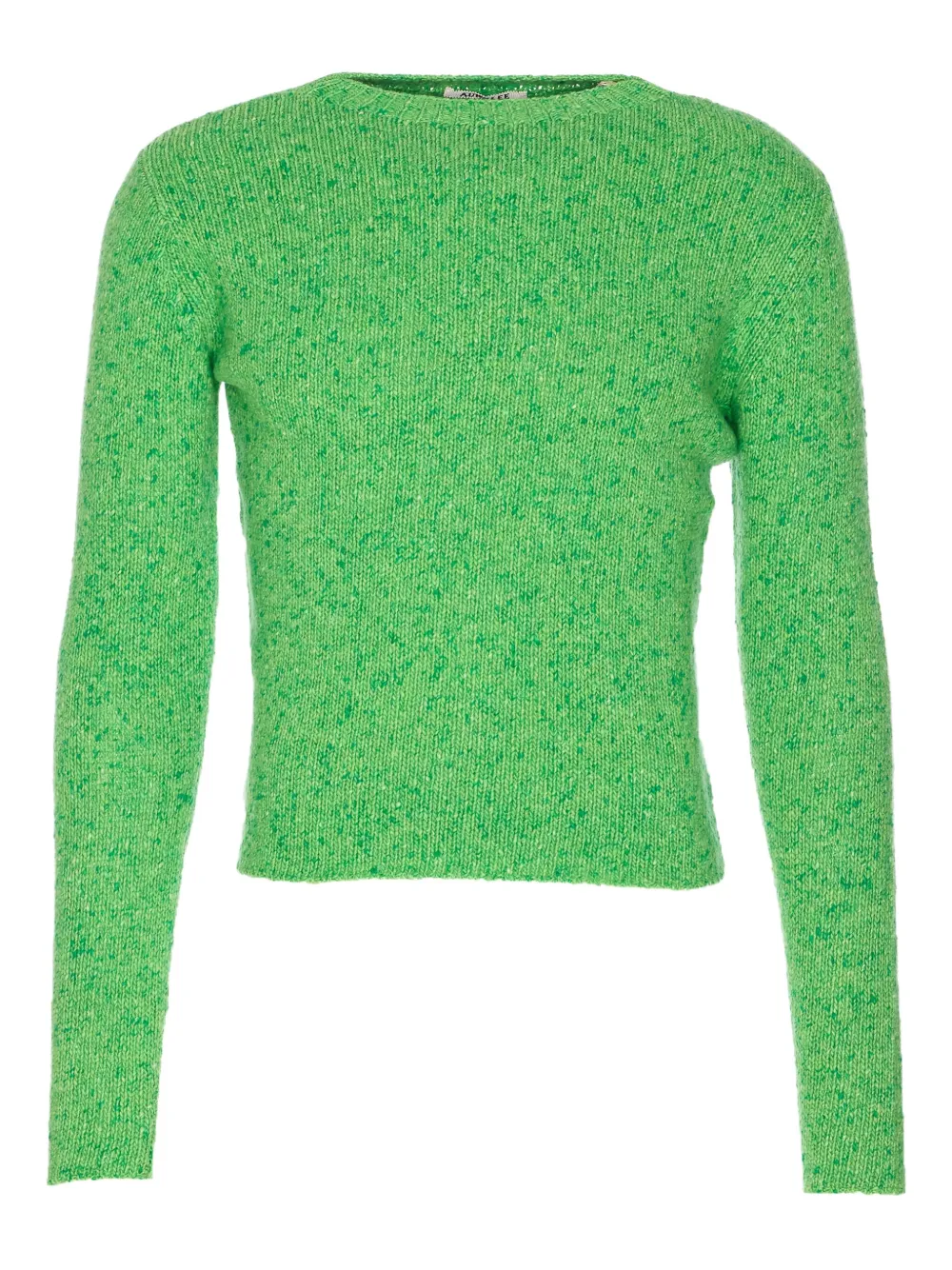 Auralee crew-neck long-sleeved sweater | Green | Image 1