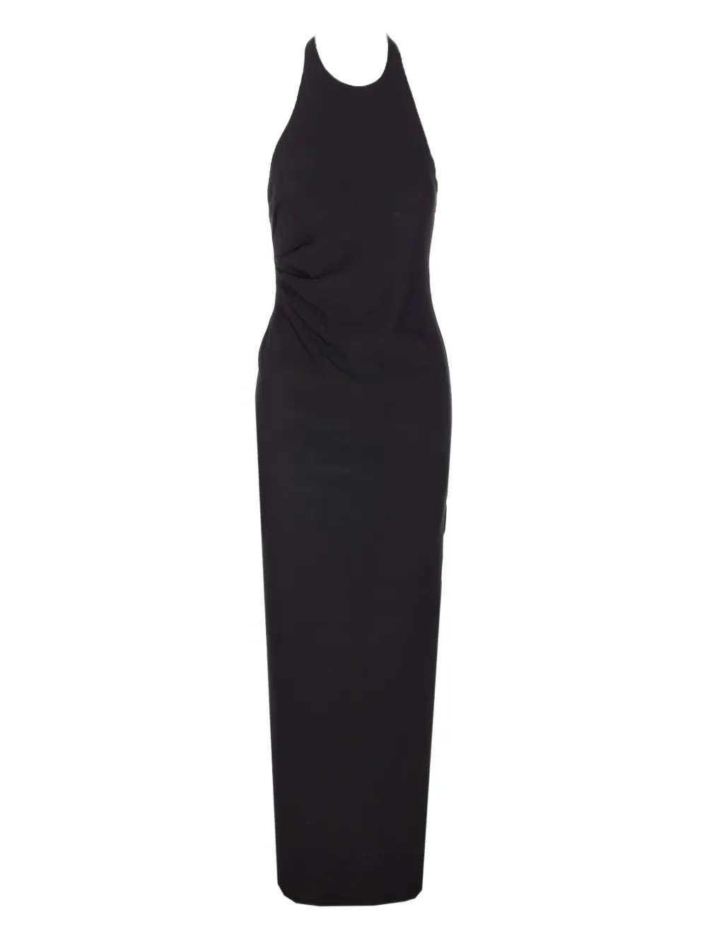 Ele halterneck split dress | Black | Image 1