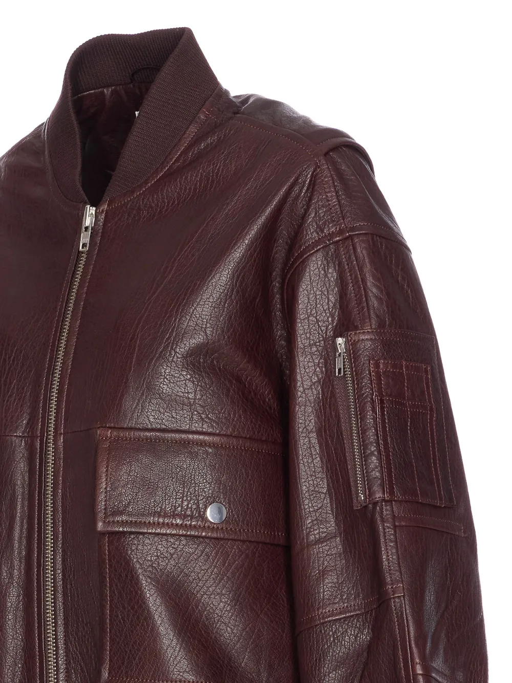Ivy & Oak Lara Leather Jacket In Brown