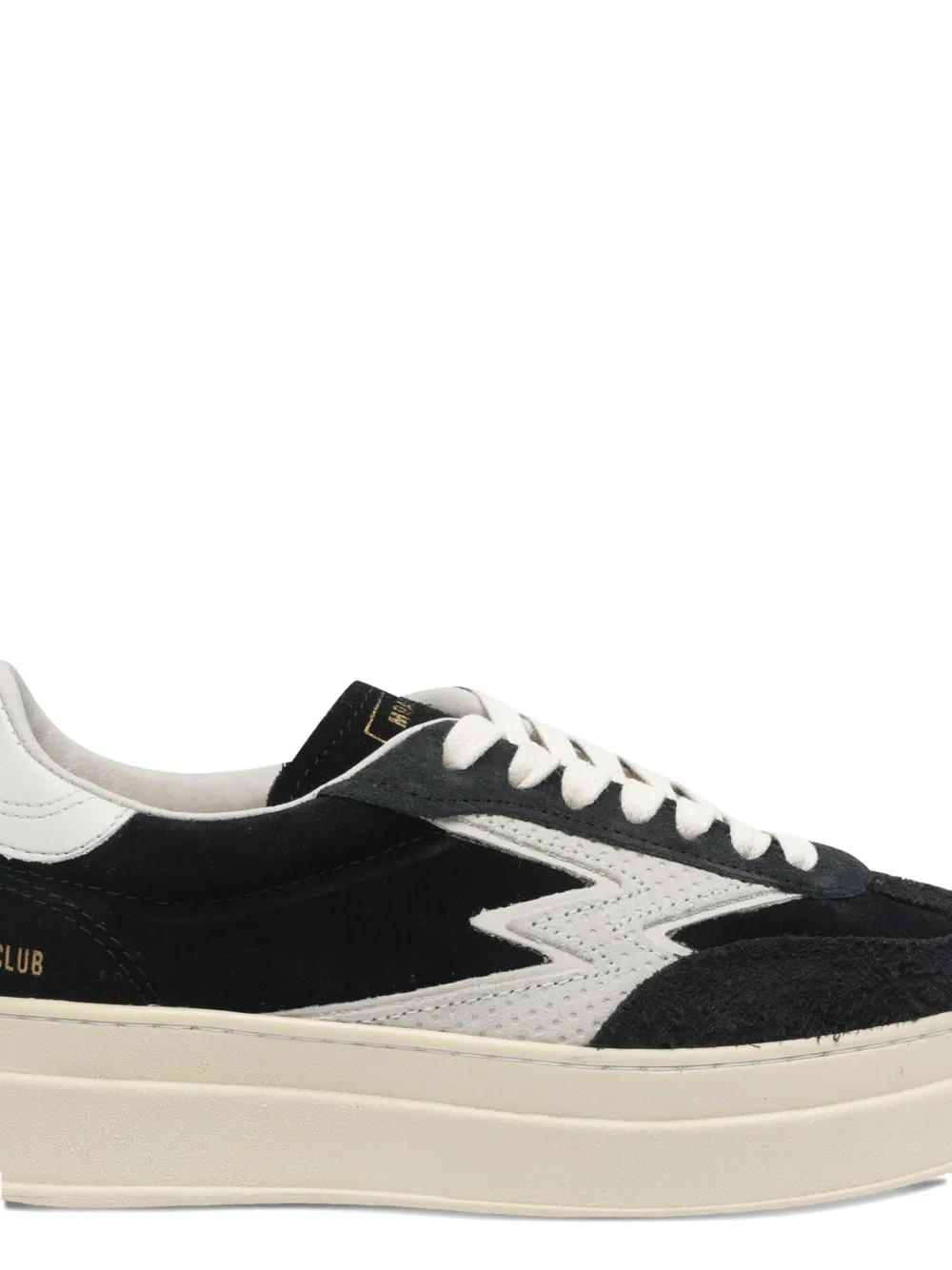 Moa Concept Logo Suede Sneakers In Black