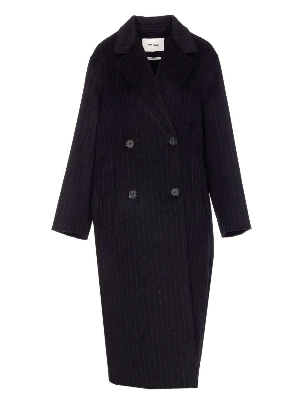 IVY OAK double-breasted wool coat | Blue | Image 1