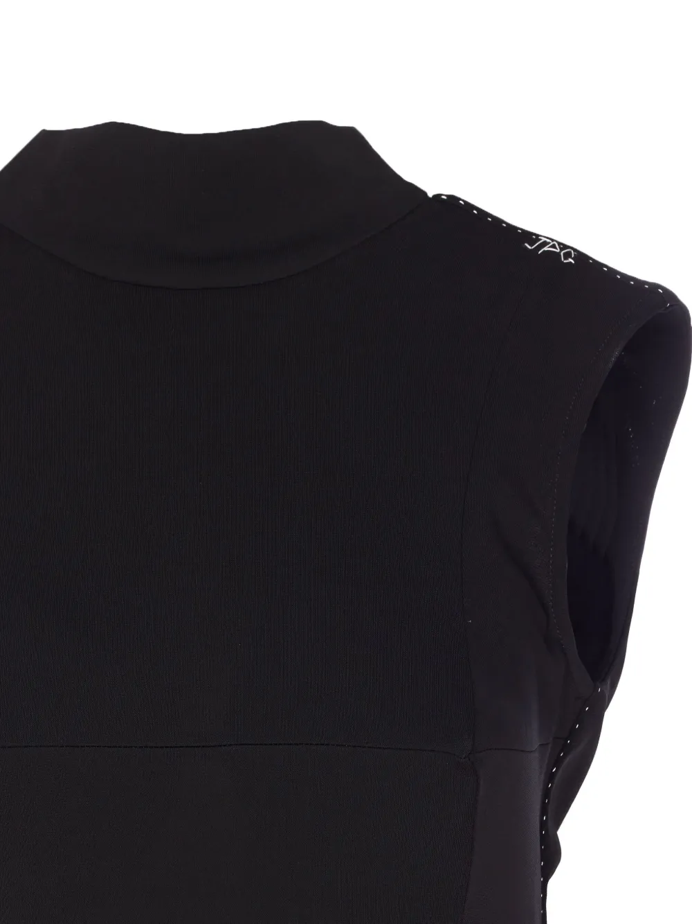 Jean Paul Gaultier Romper met logodetail Zwart