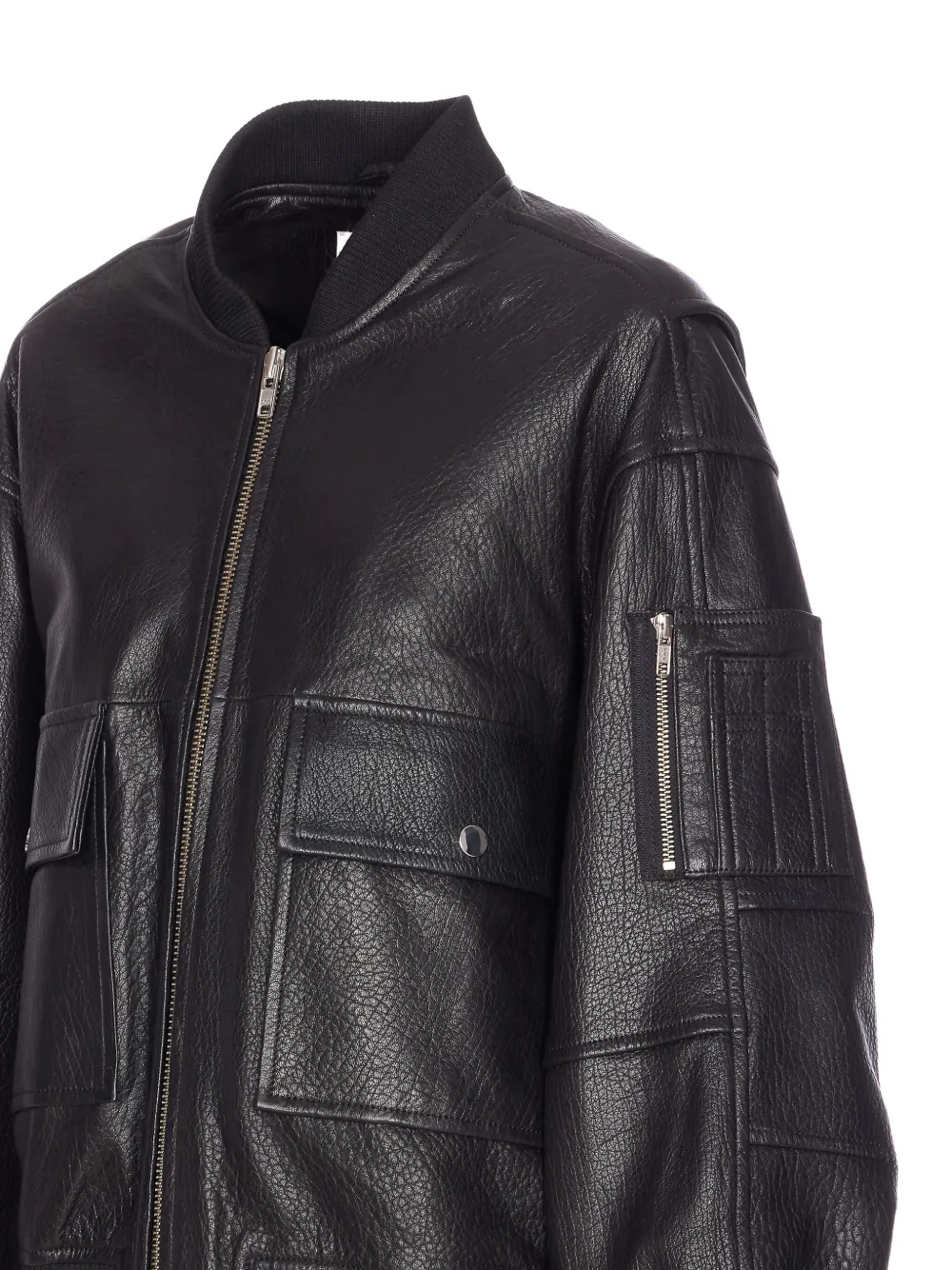 Ivy & Oak Lara Leather Jacket In Black
