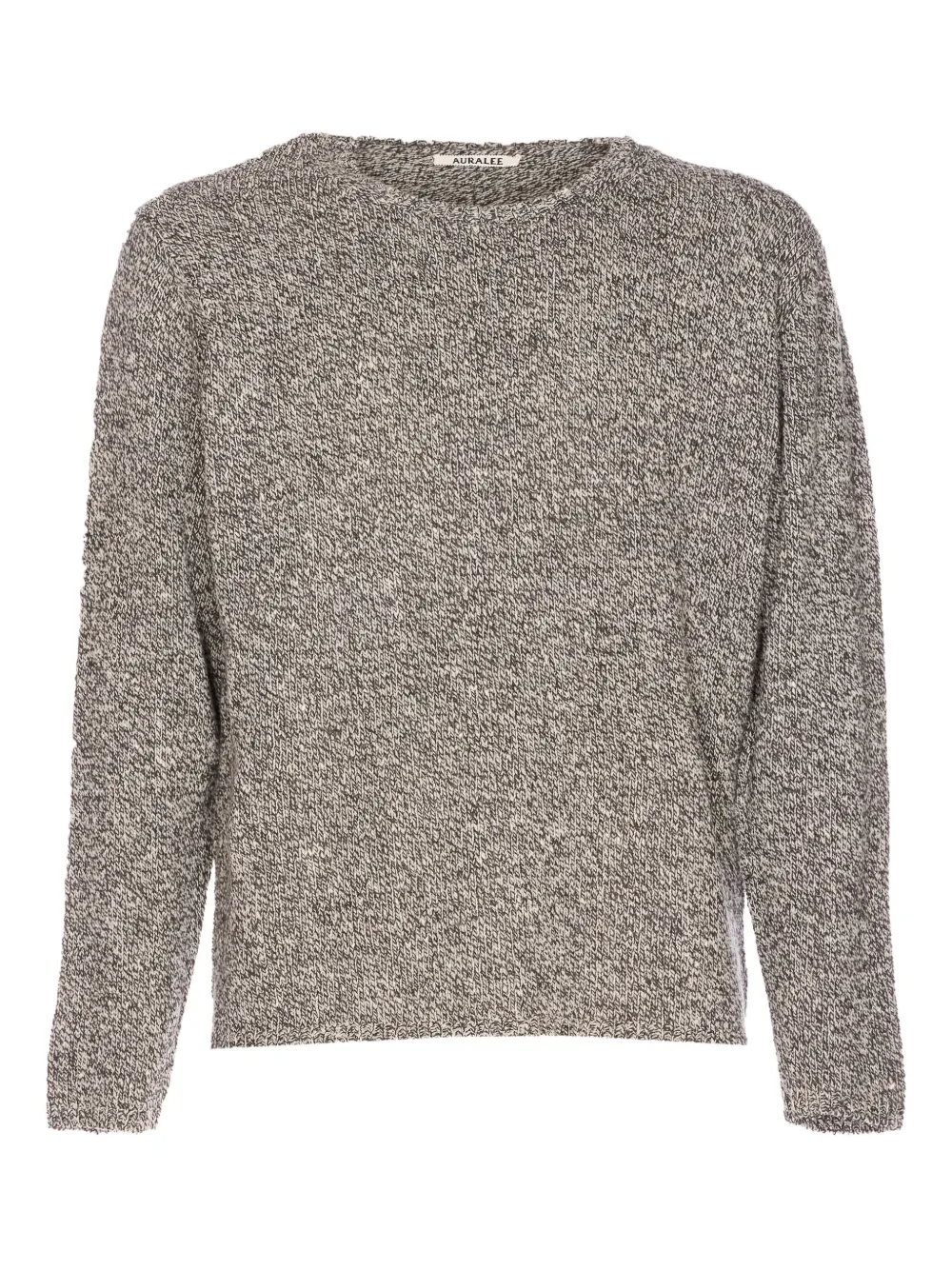 Auralee crew-neck long-sleeved sweater | Black | Image 1