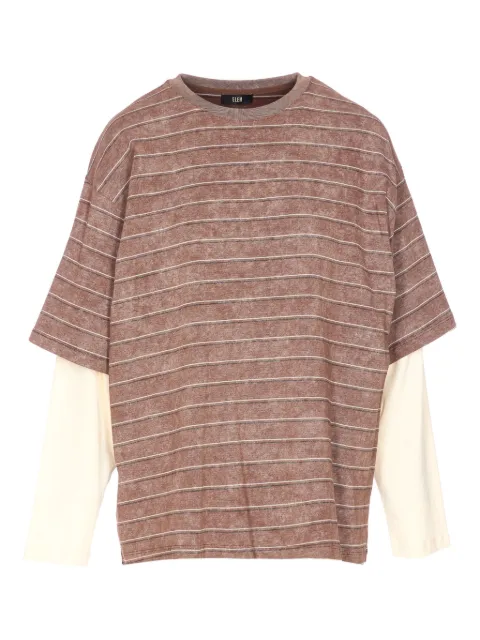 Ele long-sleeves striped T-shirt