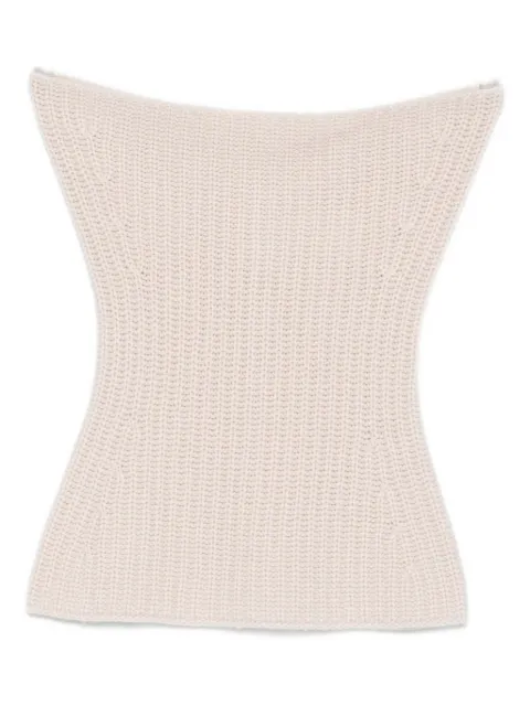 Iris Von Arnim Alfreda ribbed-knit neck warmer