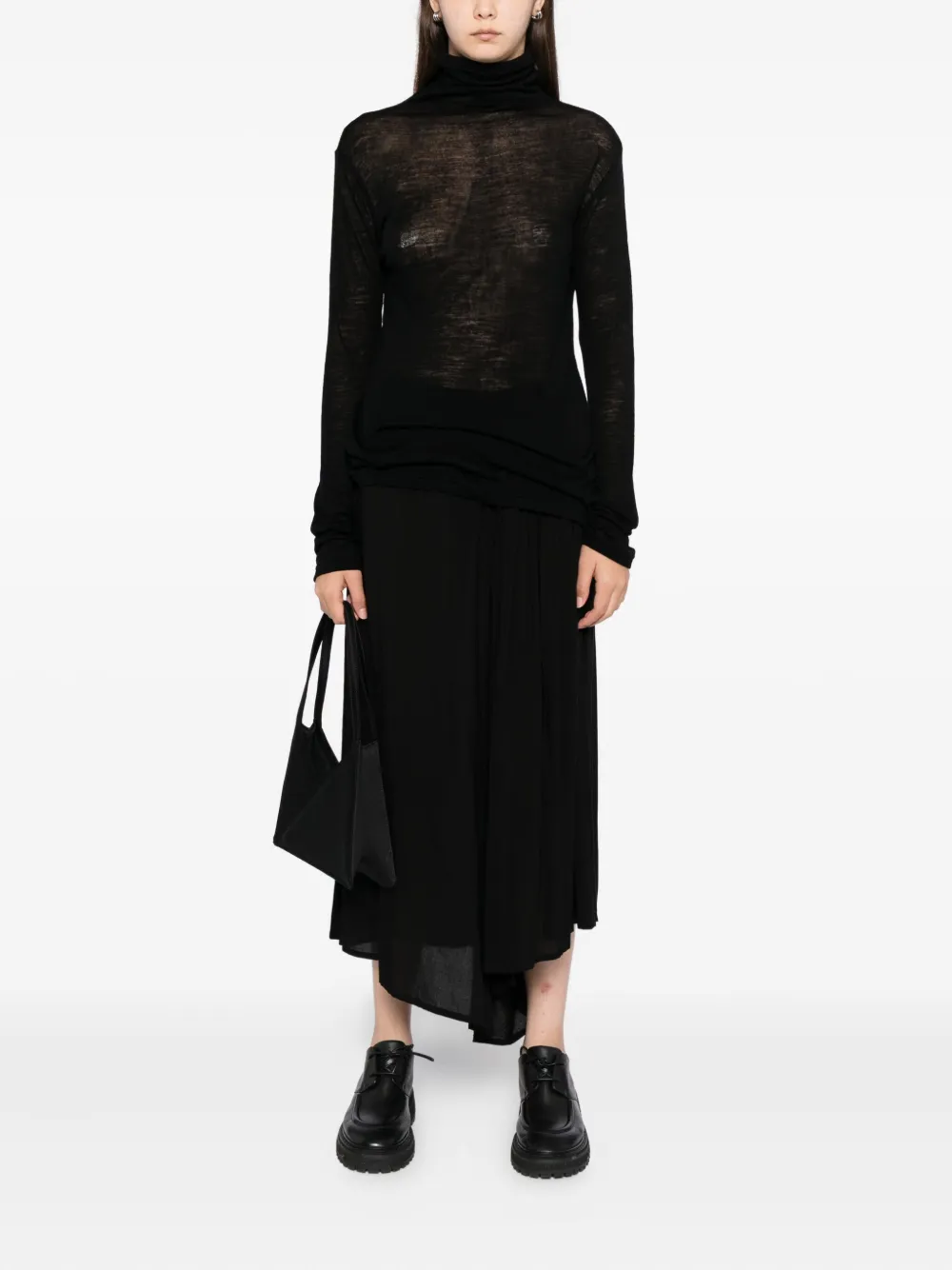 Yohji Yamamoto playera con cuello vuelto | Playeras y jerséis | Image 2