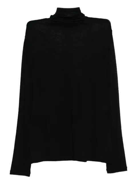 Yohji Yamamoto playera con cuello vuelto