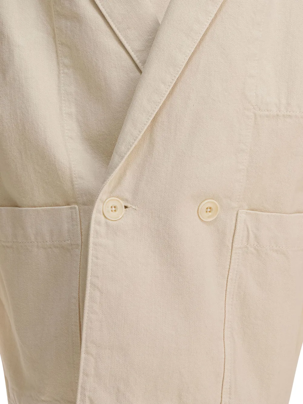 LEMAIRE Blazer met dubbele rij knopen Beige