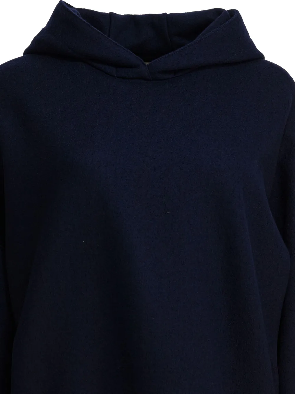 Circolo 1901 Hooded Wool Sweater In Blue