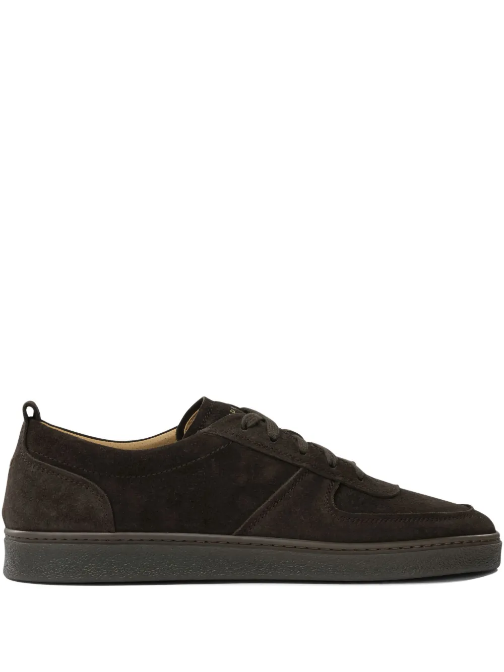 Henderson Baracco lace-up suede sneakers | Brown | Image 1