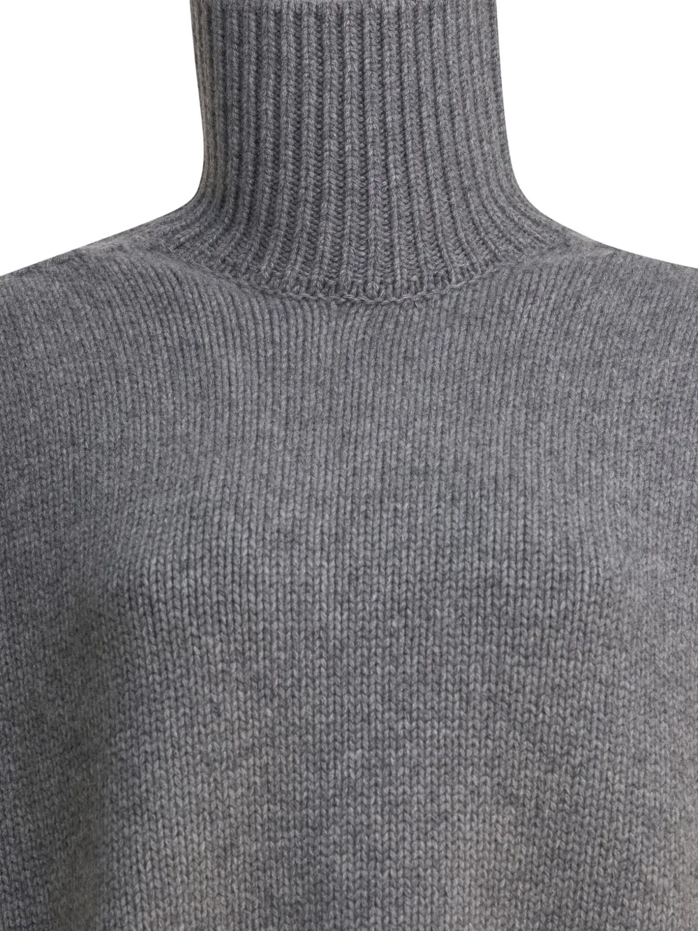 Sa Su Phi Roll-neck Cashmere Sweater In Gray