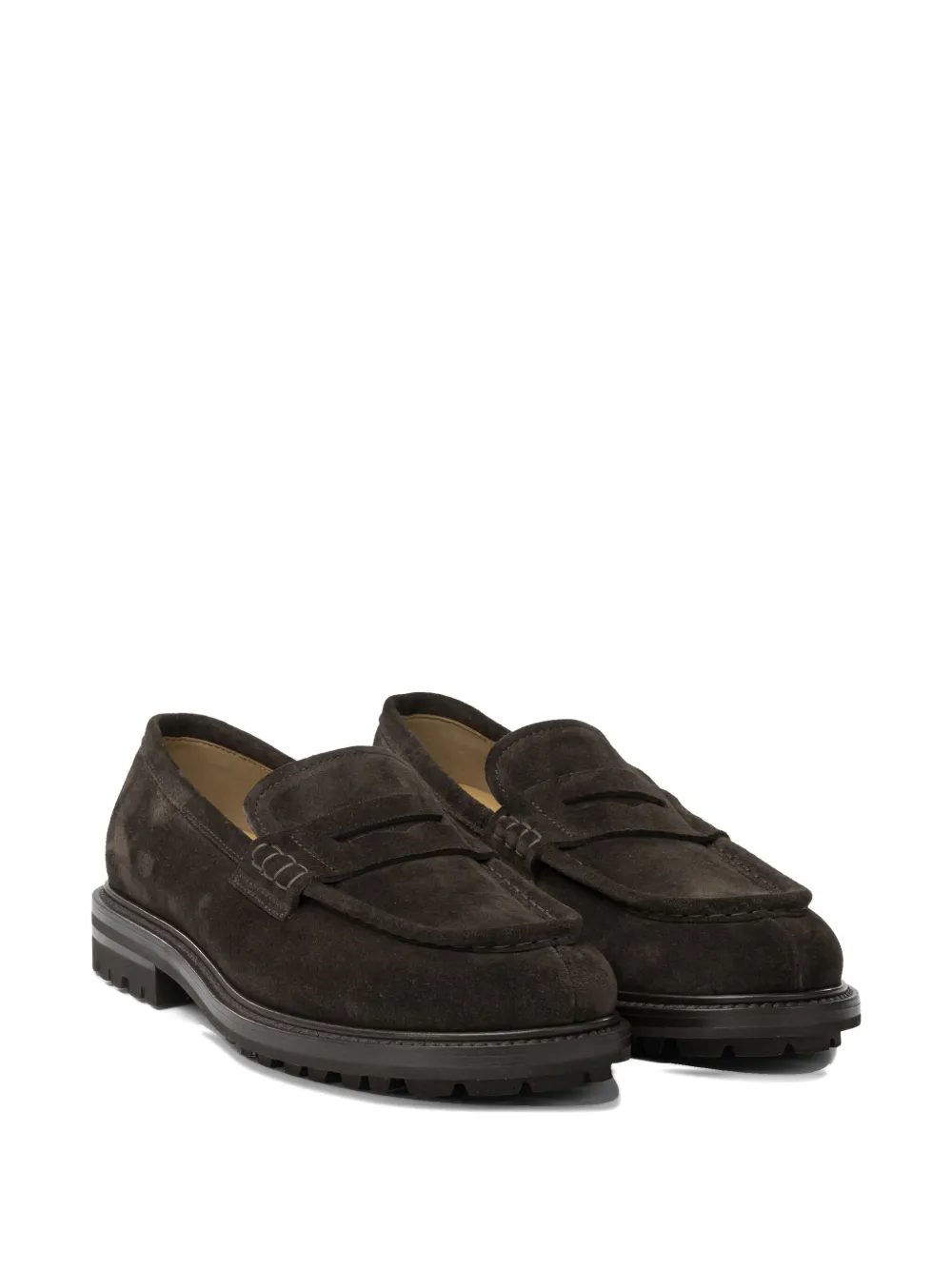 Henderson Baracco suede loafers - Bruin