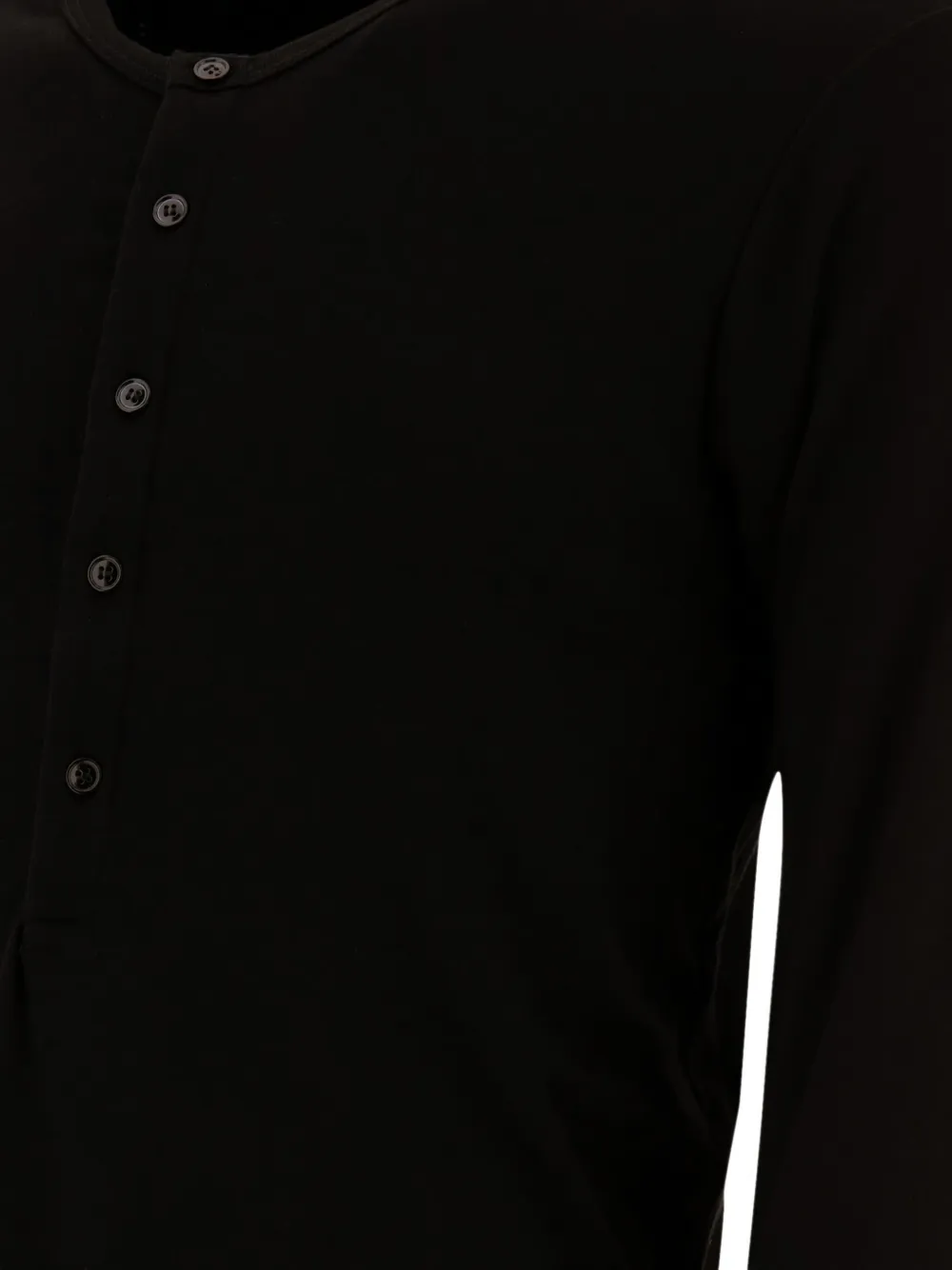 TOM FORD T-shirt met knopen Zwart