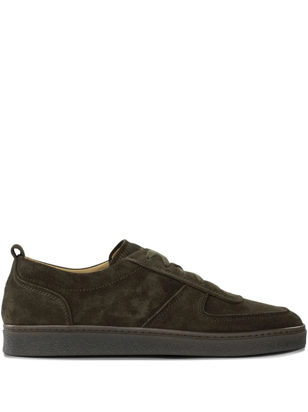 Henderson Baracco suede lace-up sneakers | Brown | Image 1